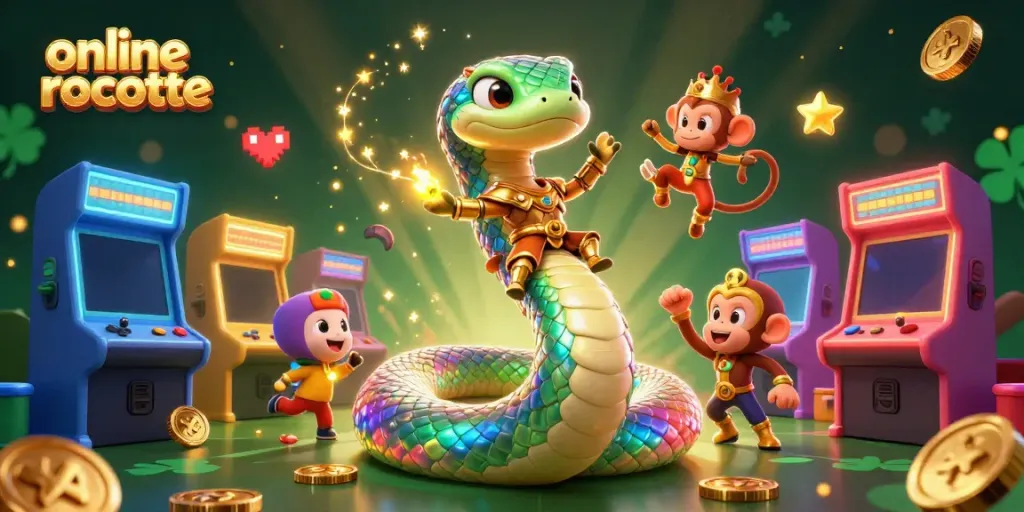 Spin the wheel of online roulette in a vibrant 3D casino scene featuring playful characters and gaming elements.
